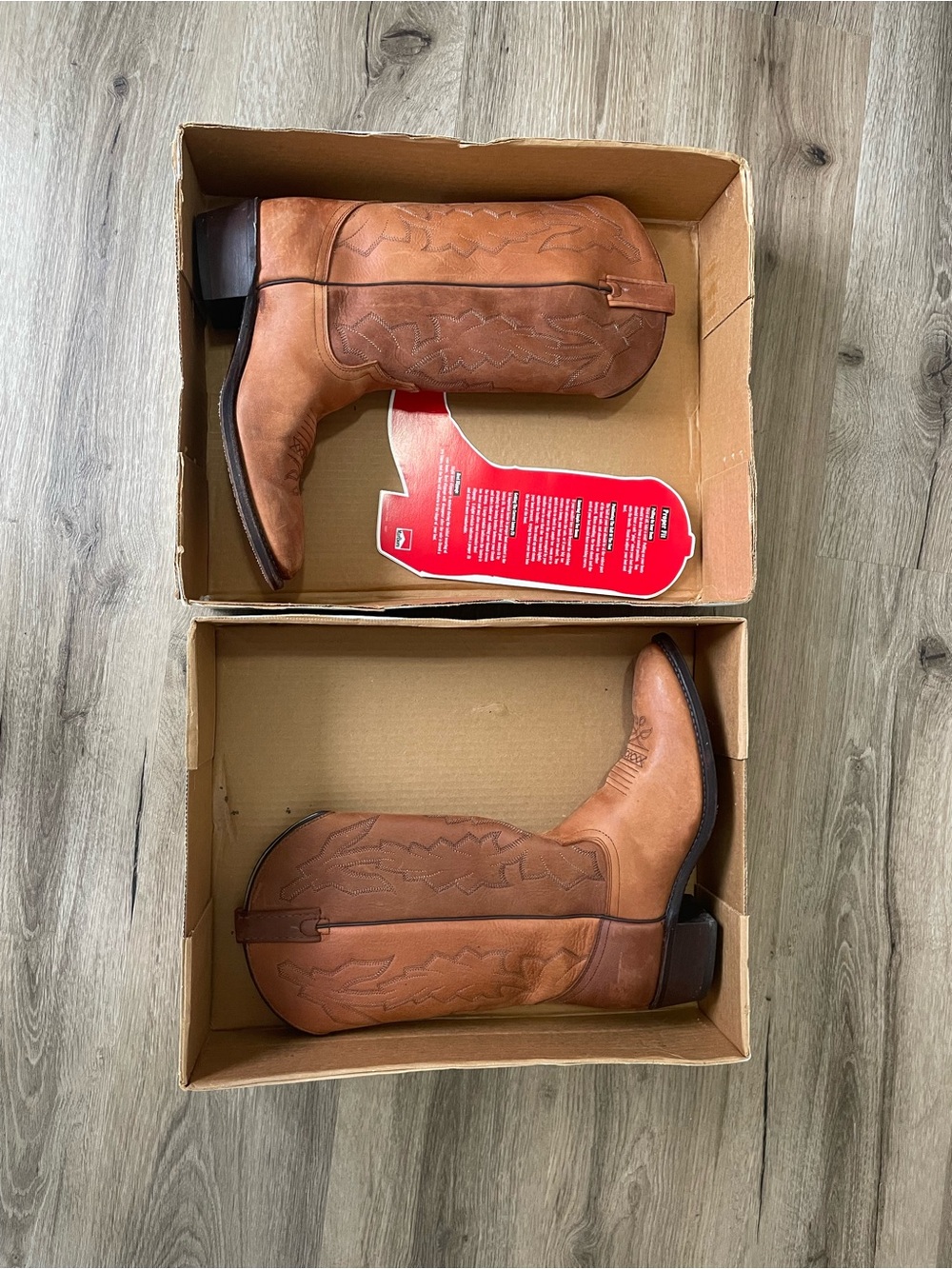 Vintage Dan Post Marlboro Western Cowboy Boots Style P2551  Mens Size 9.5 D